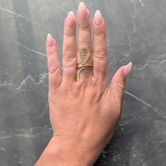 Cartier Dinh Van – Vintage-Ankh-Wrap-Ring aus 18-karätigem Gelbgold aus den 1970er Jahren