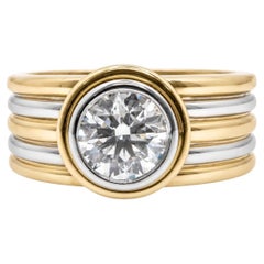 GIA-zertifizierter Solitärring mit einem natürlichen Diamanten von 1,60 Karat, 18-Karat-Gold, 95563