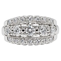 Anniversary Classic Cluster – Ring mit natürlichen Diamanten (0,50 Karat) aus 14-karätigem Gold 95567