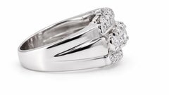 Anniversary Classic Cluster – Ring mit natürlichen Diamanten (0,50 Karat) aus 14-karätigem Gold 95567