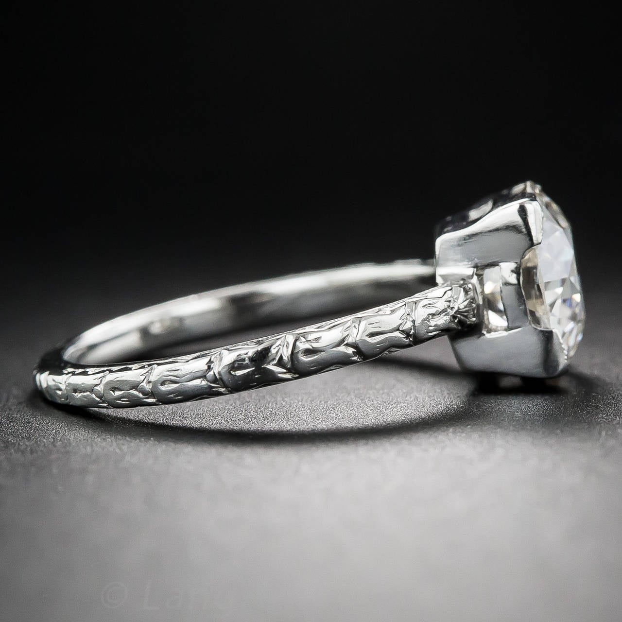 Tiffany & Co. GIA Cert 2.07 Carat Diamond Platinum Solitaire Engagement Ring In Excellent Condition In San Francisco, CA
