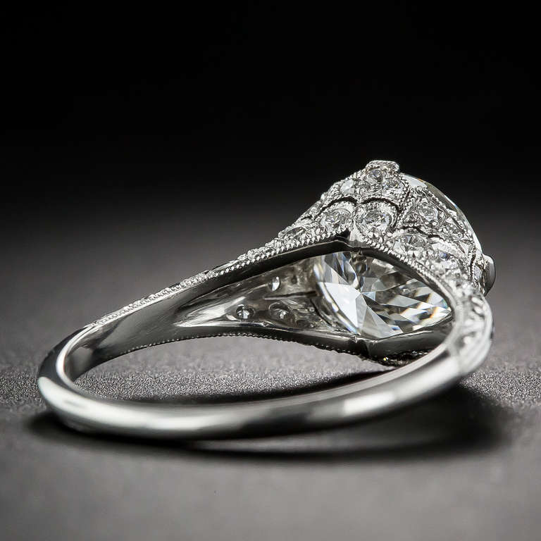 Women's 2.36 Carat GIA I-VS2 Edwardian Style Diamond Engagement Ring
