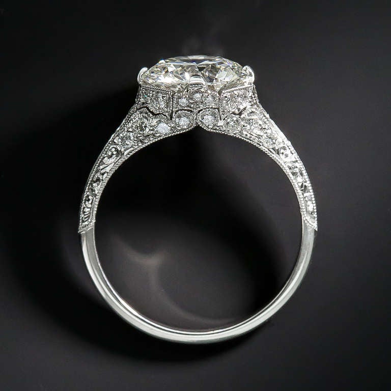 2.36 Carat GIA I-VS2 Edwardian Style Diamond Engagement Ring 1