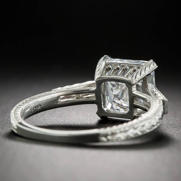 Internally Flawless 2.84 Carat Golconda Diamond Ring In New Condition In San Francisco, CA