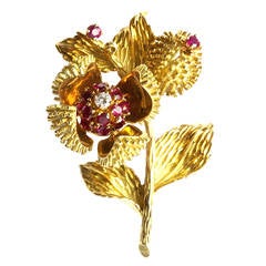 Tiffany 
Co.Flower Brooch