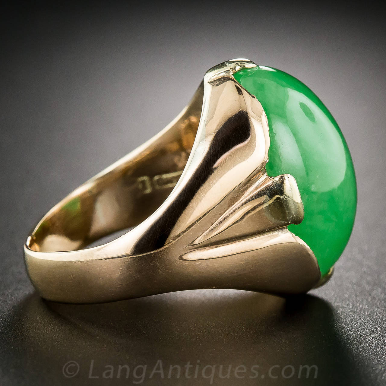 Women's Natural Jade Ring