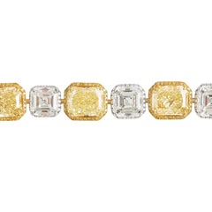 Studio Rêves Sunlit Majesty Diamond Tennis Bracelet in 18 Karat Gold
