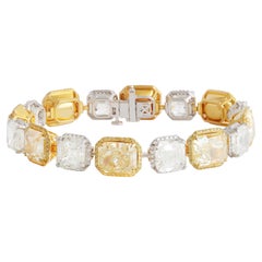 Studio Rêves Sunlit Majesty Diamond Tennis Bracelet in 18 Karat Gold