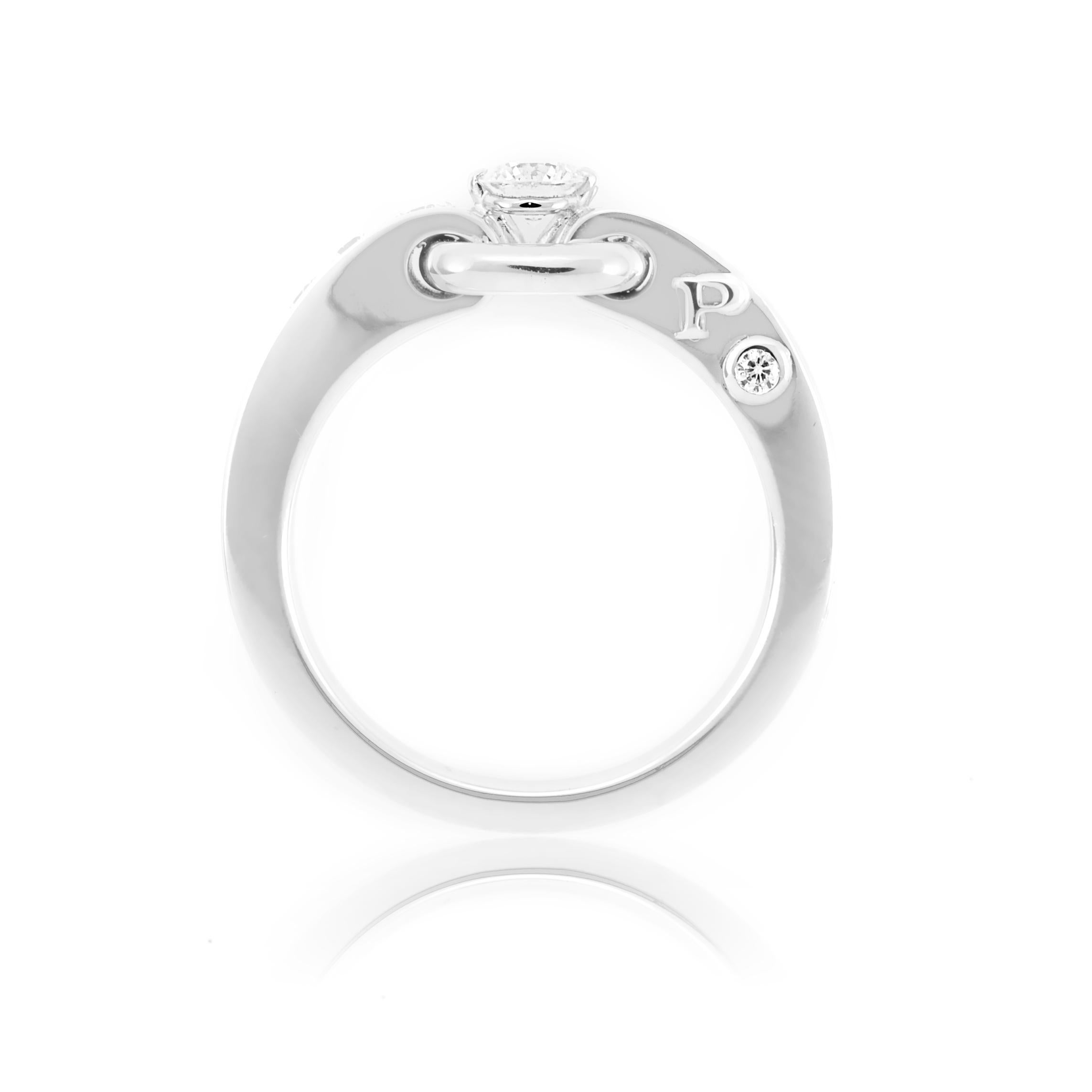 Contemporary Picchiotti Platinum Diamond Engagement Ring For Sale