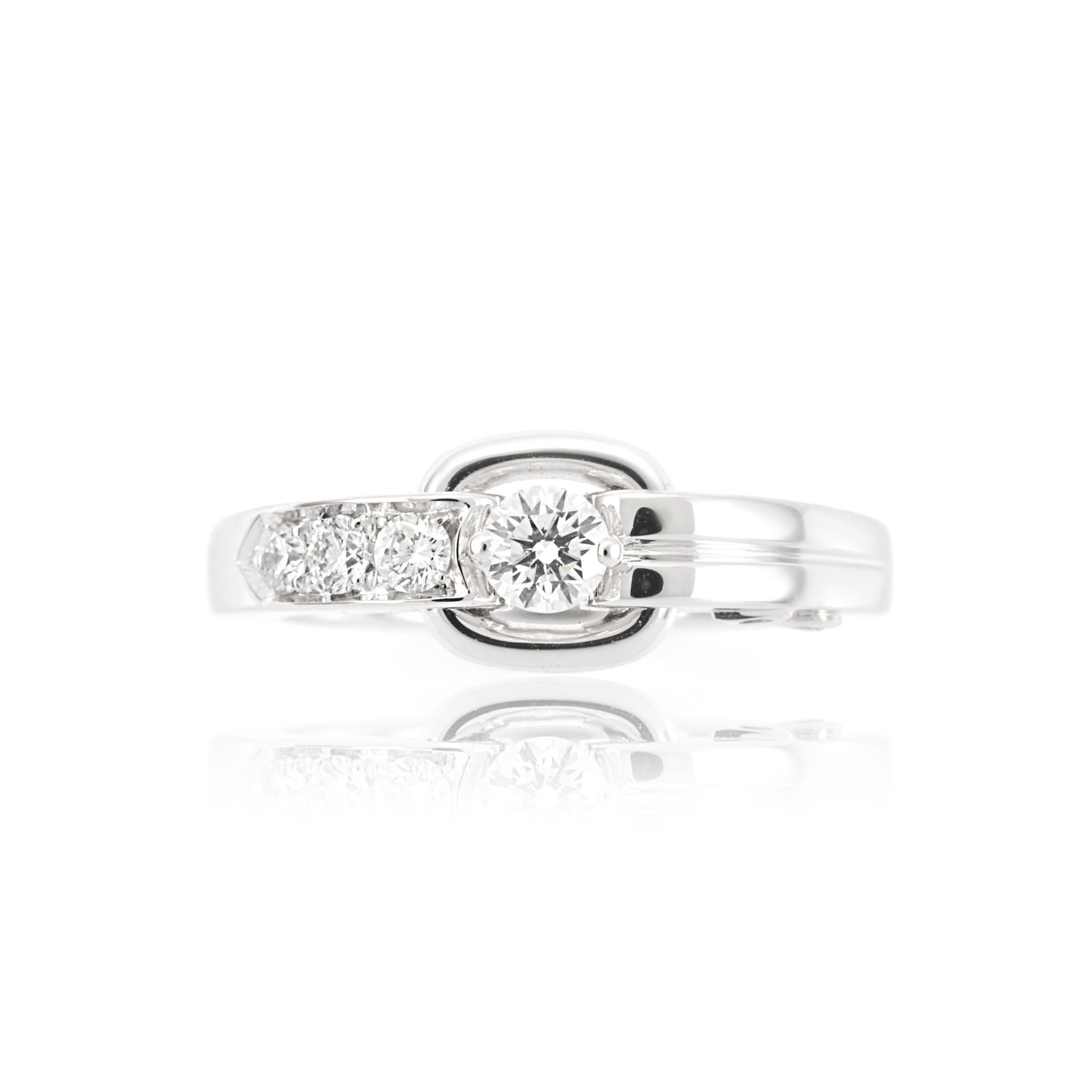Women's Picchiotti Platinum Diamond Engagement Ring For Sale