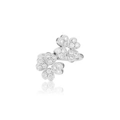 Picchiotti 18 Karat Twin Flower Diamond Ring