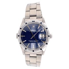 Retro Rolex Men's Stainless Steel Model 15010 Oyster Wrist Watch