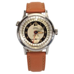 Vintage Harvel Date-O-Graph "Dusty" Model Triple Calendar Wrist Watch