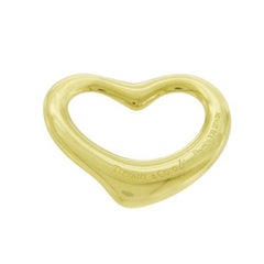 Tiffany & Co. 18 Karat Yellow Gold Elsa Peretti Open Heart Pendant Charm