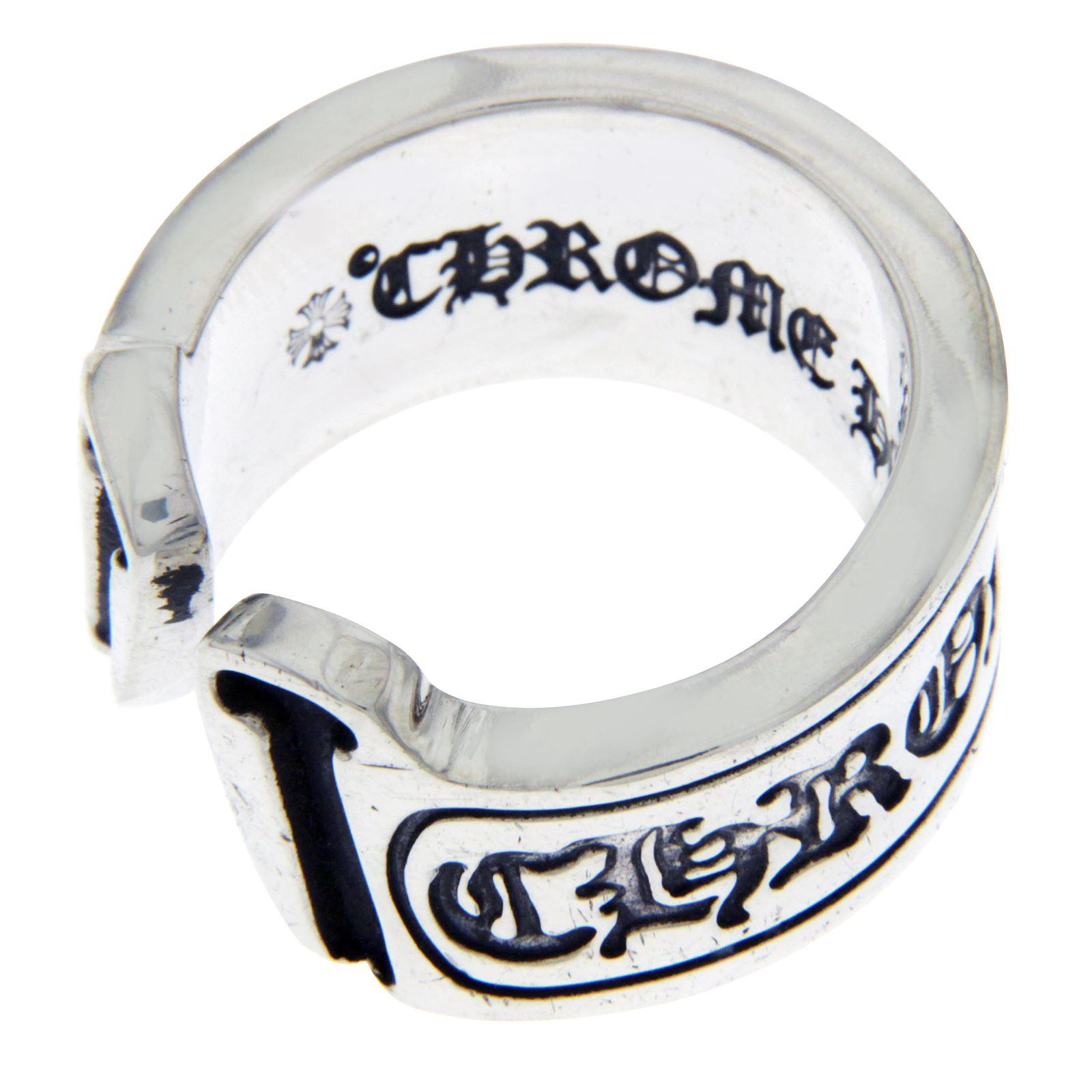 Top: 13 mm
Band Width: 12 mm
Metal: 925 Sterling Silver
Size: 10
Hallmarks: Chrome Hearts 925
Total Weight: 20.9 Grams
Stone Type: None
Condition: New
Estimated Retail Price: $1800
Stock Number: U45