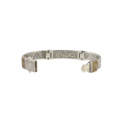 Bracelet « Myrmidones » de Konstantino en argent sterling 925 et bronze, taille 7,5 pouces