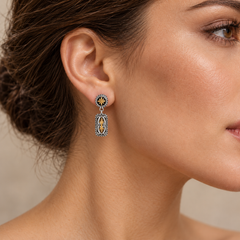 Boucles d'oreilles « Eros » de Konstantino en argent 925 et or jaune 18 carats