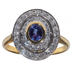 Alexandrite Diamond Gold Ring
