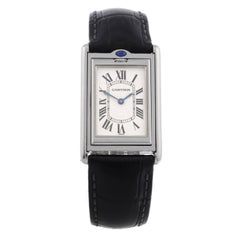 Cartier Stainless Steel Basculante Manual Wind Wristwatch Ref 2390