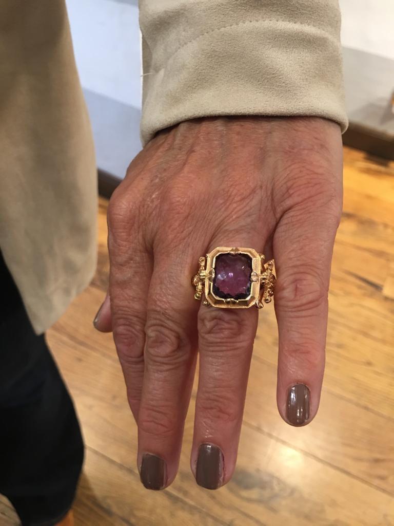 bishop ring amethyst