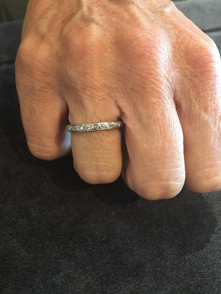 Brilliant Cut Diamond Full-Hoop Eternity Ring