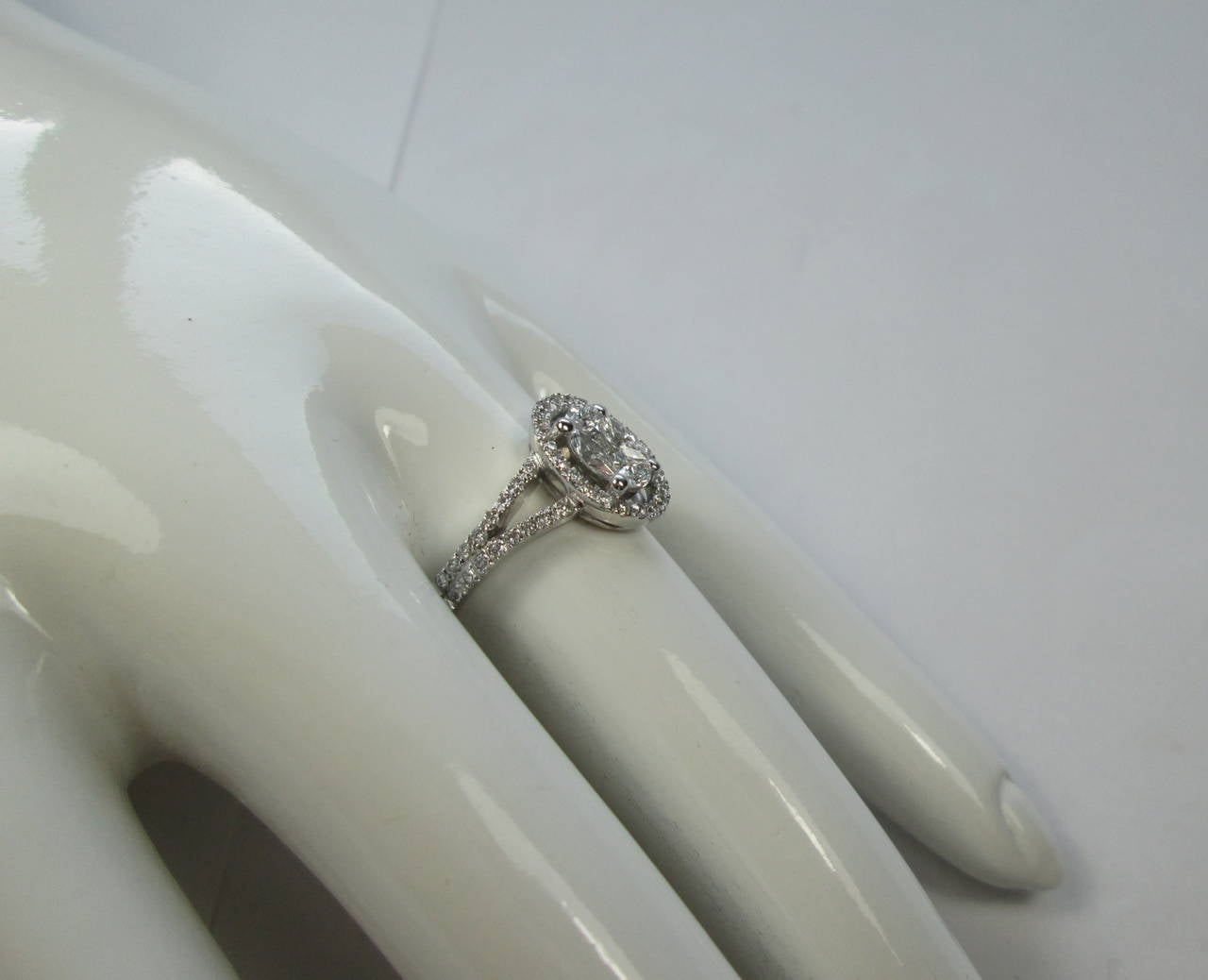 Women's Fancy Cut Diamond Gold Cluster Ring
