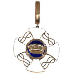 Enamel Gold Order of the Crown of Italy