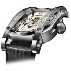 Visconti Stainless Steel Elegance GMT Automatic Wristwatch