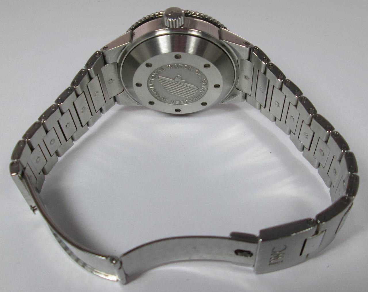 IWC Schaffhausen Stainless Steel Automatic Aquatimer 2000m Wristwatch In Excellent Condition In Firenze, IT
