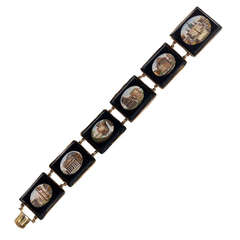 19th Century Gold Micromosaic Bracelet 10