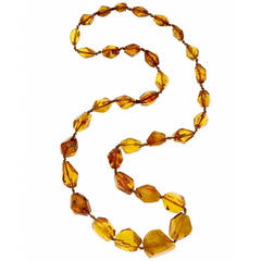 Antique An Amber Necklace