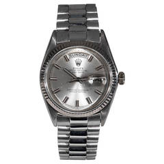 Montre-bracelet Rolex Day-Date en or blanc Réf. 1803 circa 1967