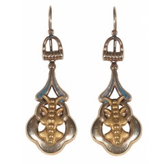 Pair of Antique Gold Earrings
