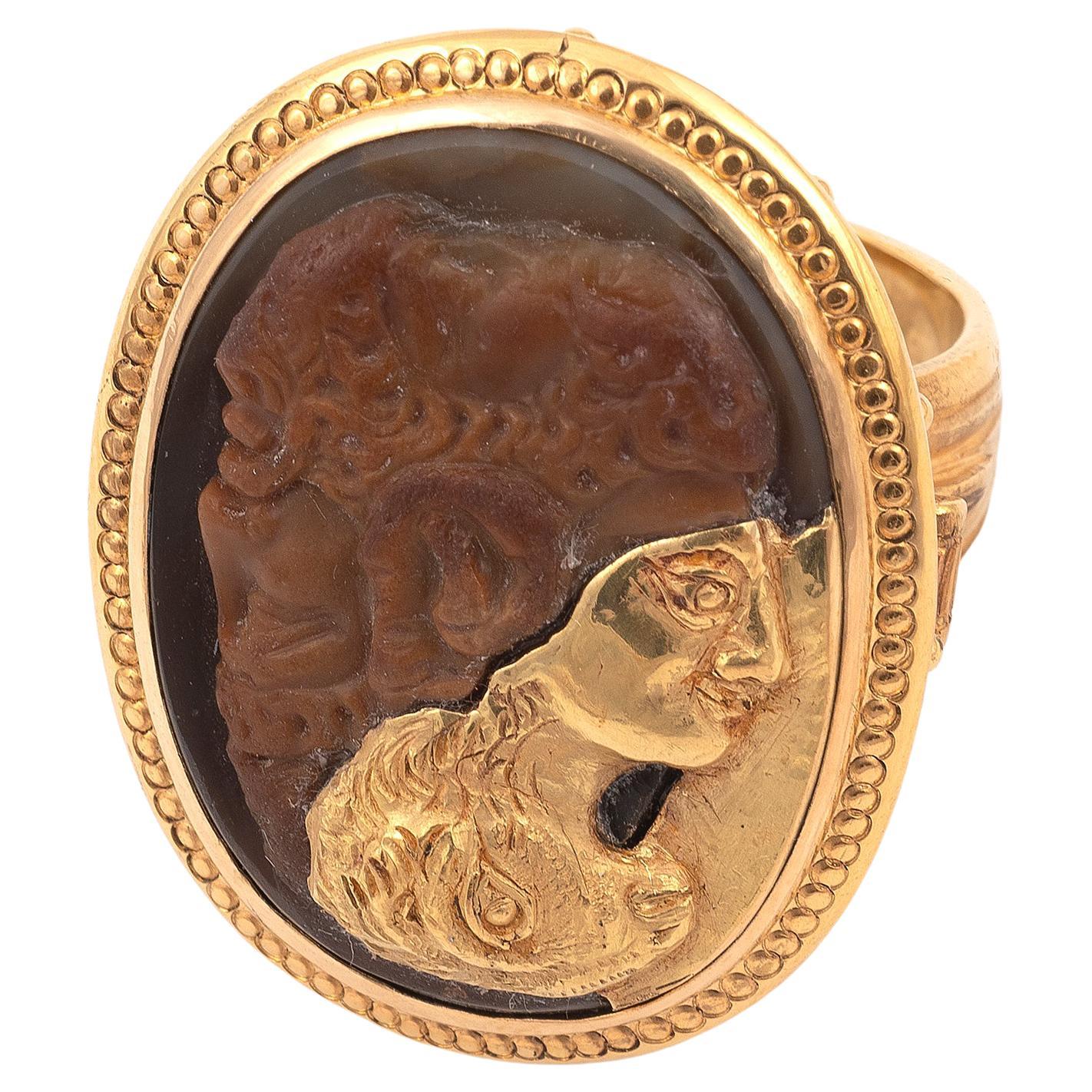 large cameo ring