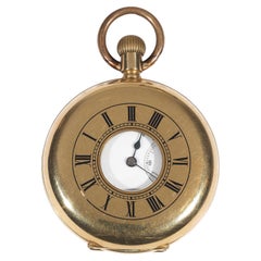 Paillard’s Non Magnetic Watch Co of America Gold Half Hunting Case Pocket Watch