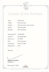 Omega Rose Gold Oversize Automatic Wristwatch Reference 2899 1