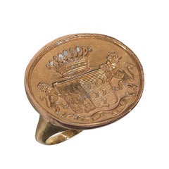 A Gold Signet Ring, France 1870ca