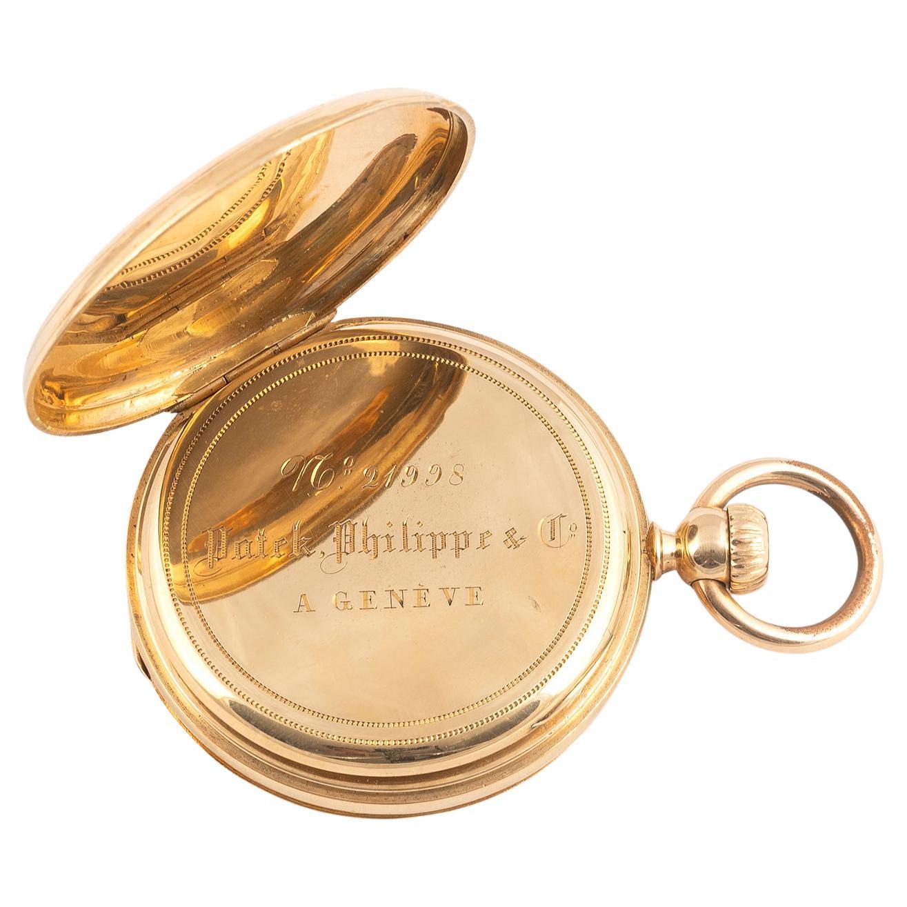 patek philippe 18k gold pocket watch