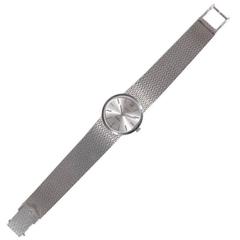 Rolex Lady's White Gold Cellini Manual Wind Bracelet Wristwatch