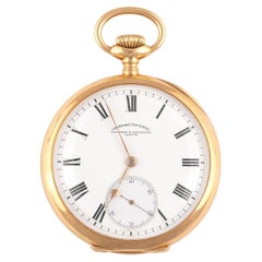 Vacheron Constantin, a Fine and Large Yellow Gold Open Face Keyless Pocket Watch