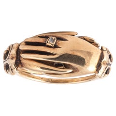Anillo Fede Gimmel de finales del siglo XVIII