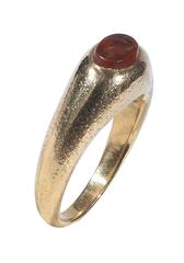 1st Century AD Roman Empire Carnelian Dolphin Intaglio Ring