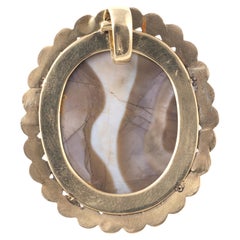 Renaissance Gold Agate Cameo Pendant of Giuliano de' Medici, c. 1530