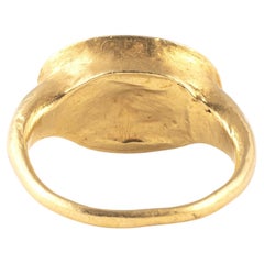 Antiker römischer Goldring mit Amazonen-Intaglio, 2. Jahrhundert n. Chr.