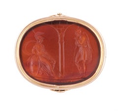 Cornelian Intaglio from the Collection of Prince Stanislas Poniatowski Ring