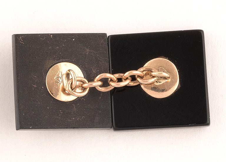 Cufflinks -3080 Mother of Pearl/Onyx