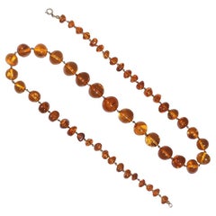 Amber Bead Necklace