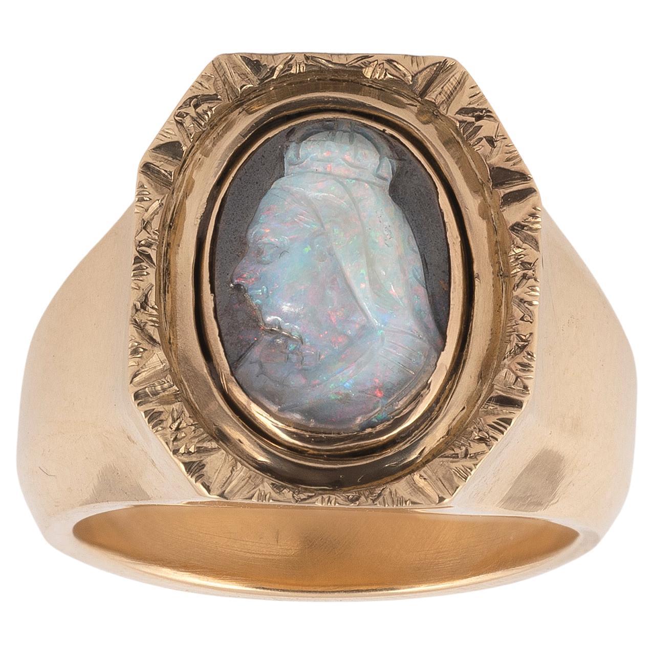 intaglio opal