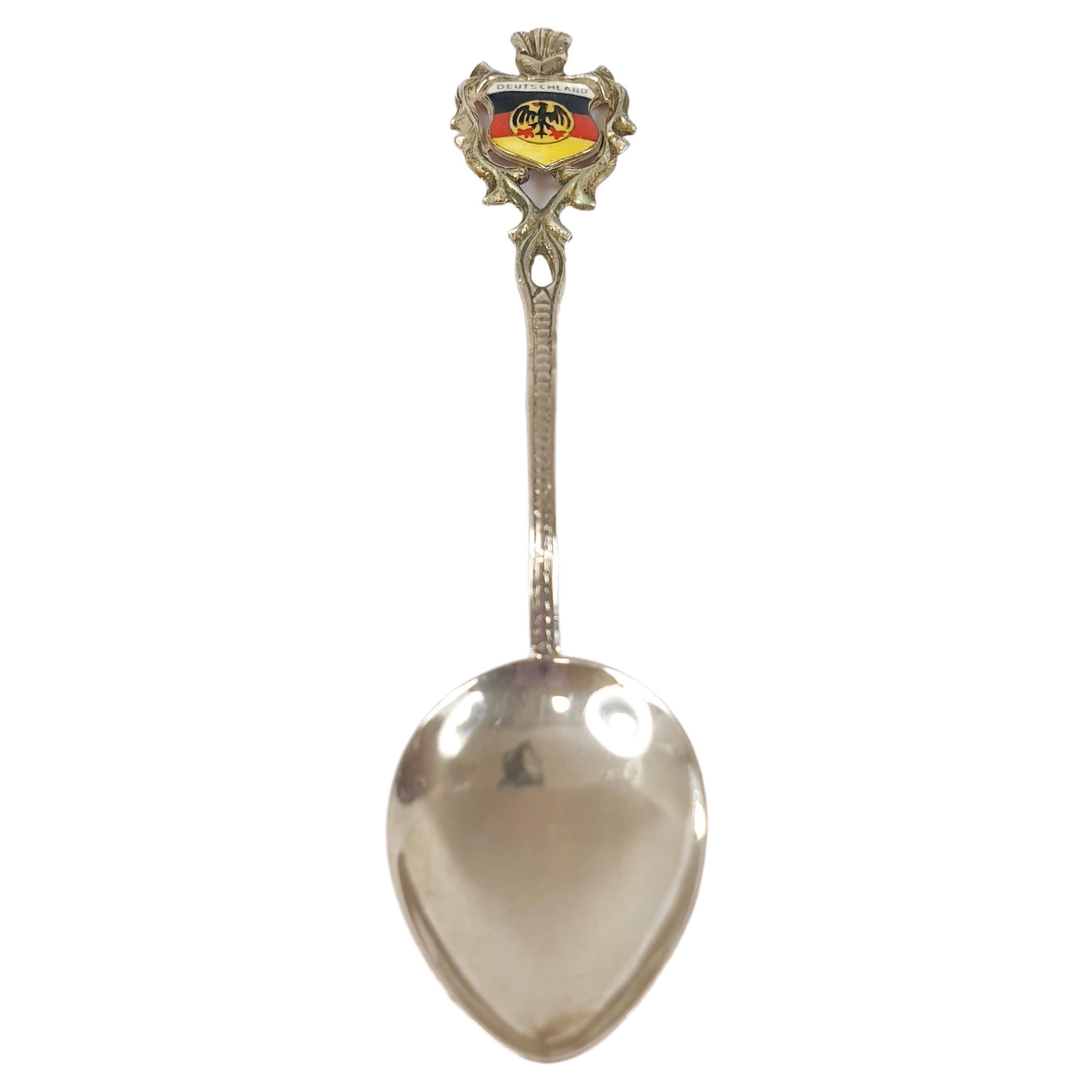 Deutschland Silver collectors souvenir teaspoon  For Sale