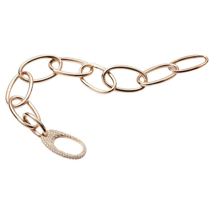 Mattioli Hiroko Collection Bracelet in 18k Rose Gold & white Diamonds